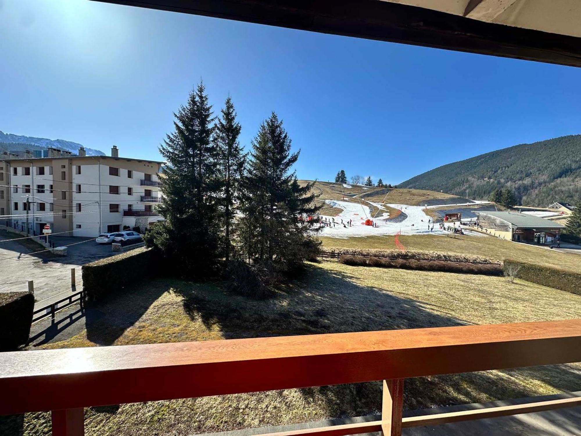 Studio Cabine Avec Balcon Sud, Proche Centre, Pistes De Luge Et Piscine - Fr-1-515-109 Villard-de-Lans Luaran gambar